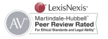LexisNexis Martindale - Hubbard "Peer Review Rated" logo and link